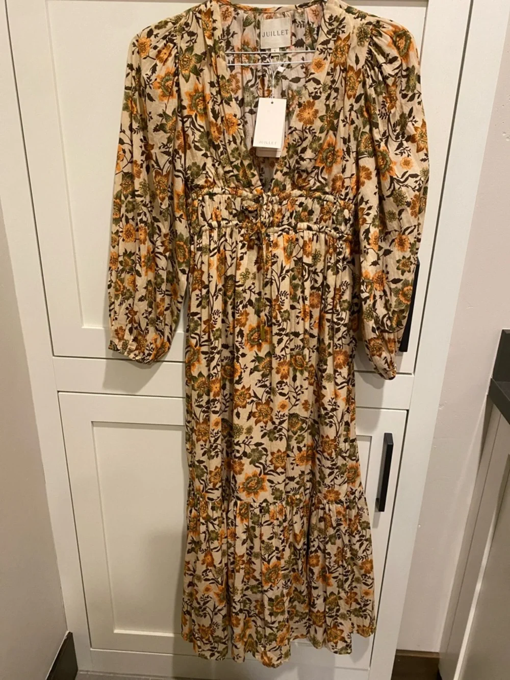 JUILLET Merritt Maxi cotton floral dress gorgeous! - Picture 3 of 11